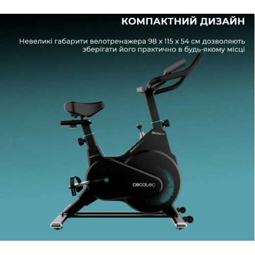 Велотренажер  Cecotec DrumFit Indoor 10000 Race Bicicleta - фото №2